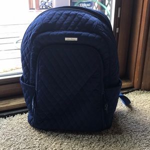 Vera Bradley EUC navy blue backpack